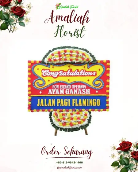 Sewa Papan Bunga Sambek